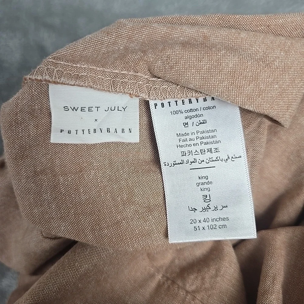 Pottery Barn x Sweet July King Pillowcases 20x40